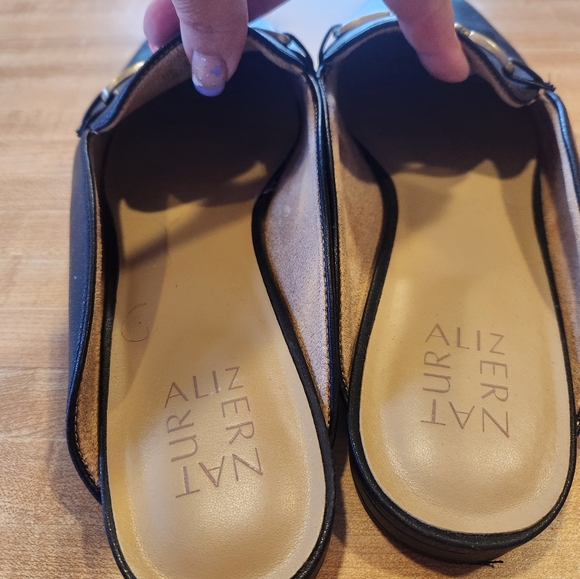 Naturalizer Black Mules Sz 11 - Picture 5 of 7